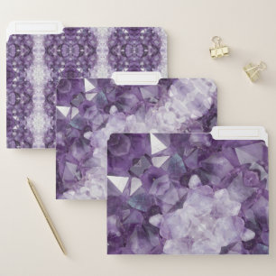 File Folders Amethyst Crystals