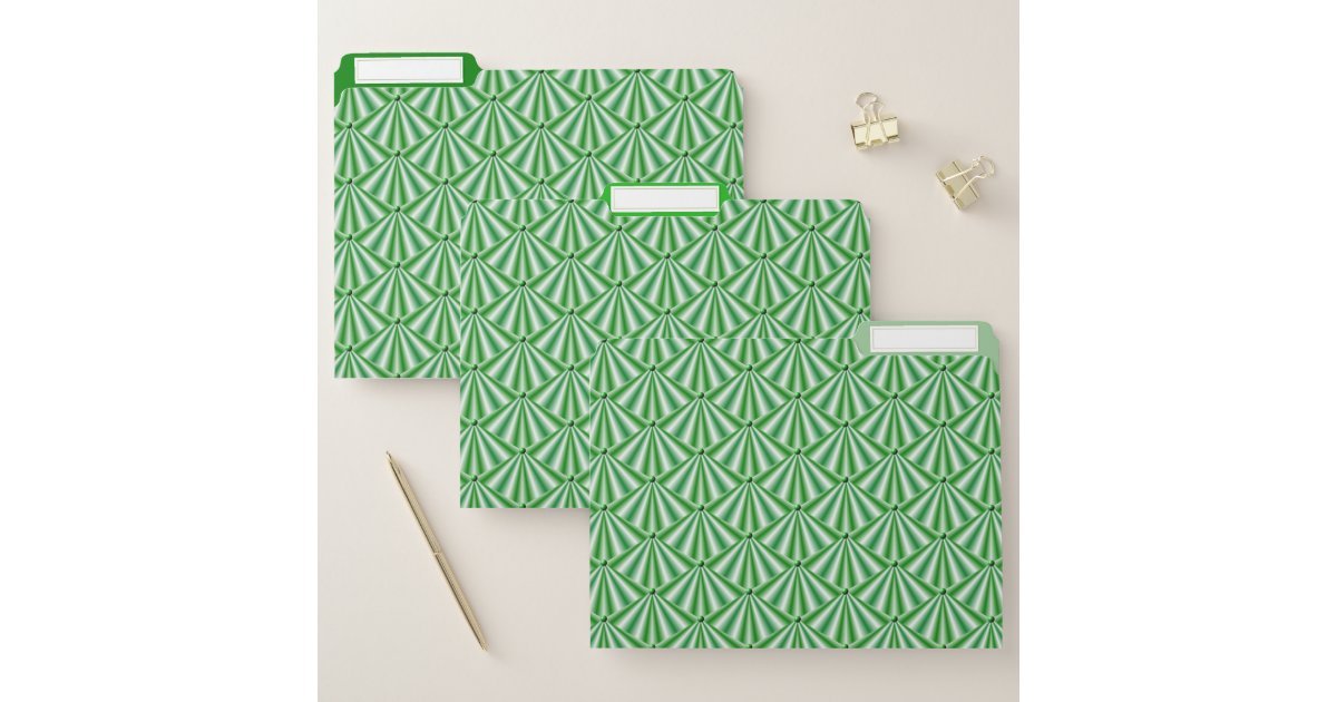 File Folders - Buttoned Pleated Fans | Zazzle