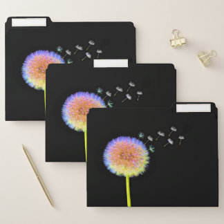 File Folders - Dandelion Seeds Neon 