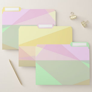 File Folders - Floral Pastels