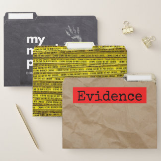 File Folders For Mystery Writers