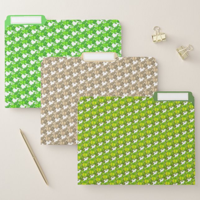File Folders - Ivy Vine Leaves (Set)