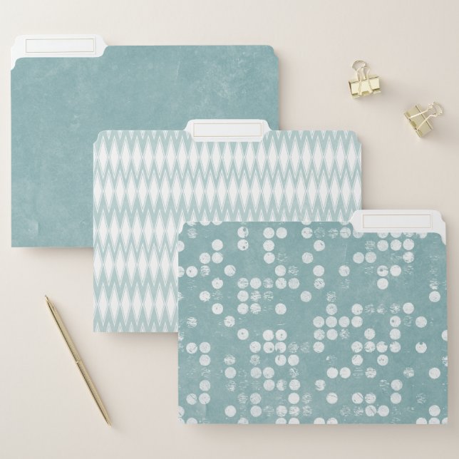 File Folders - Modern Misty Green (Set)