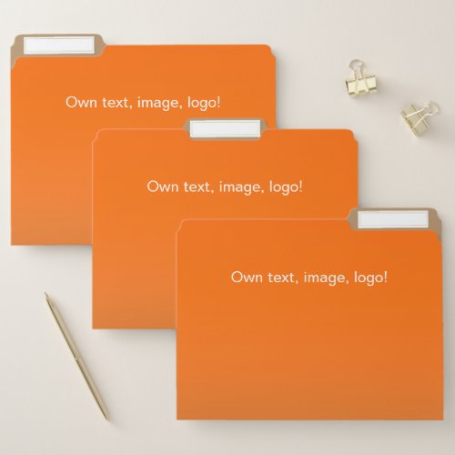 File Folders Orange _ Gold