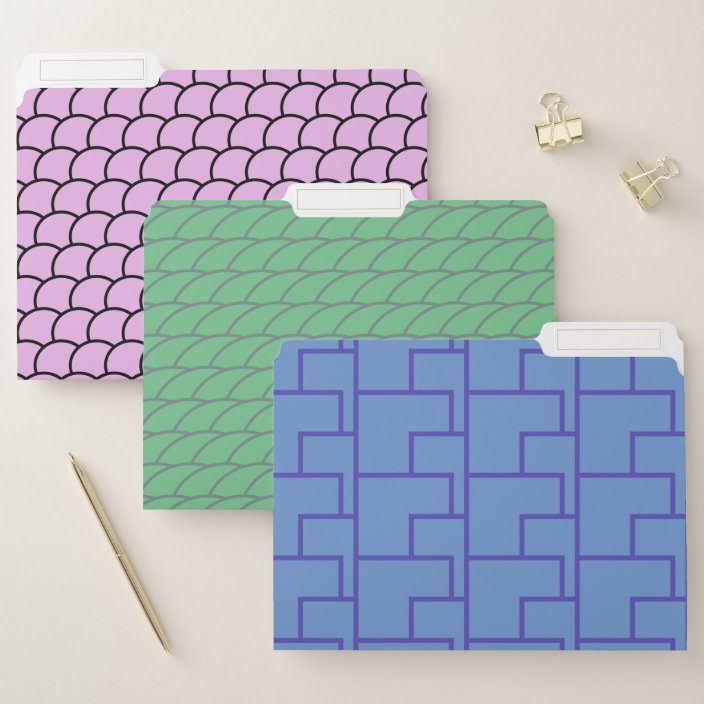 File Folders Tiled Shapes