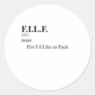 FILF CLASSIC ROUND STICKER