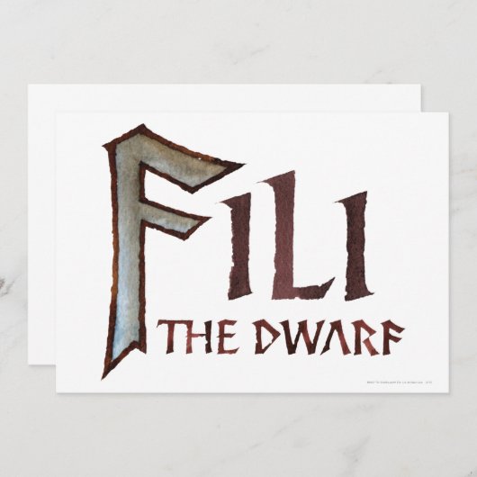Fili Name (Front/Back)