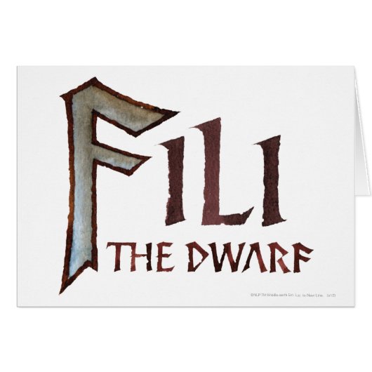 Fili Name Cards (Front Horizontal)