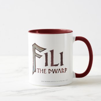 Fili Name Mug by thehobbit at Zazzle