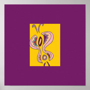 Filigree Flutterfly Mini Print 12x12