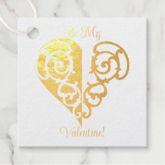 Filigree Heart Be My Valentine