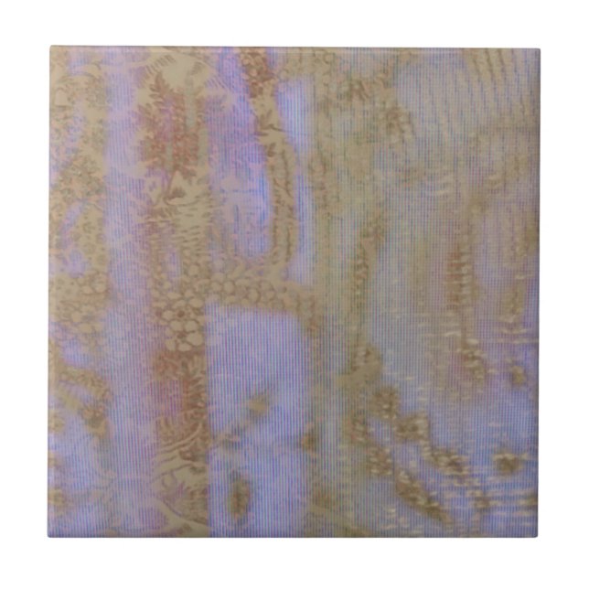 Filigree In Stencil Ceramic Tile (Front)