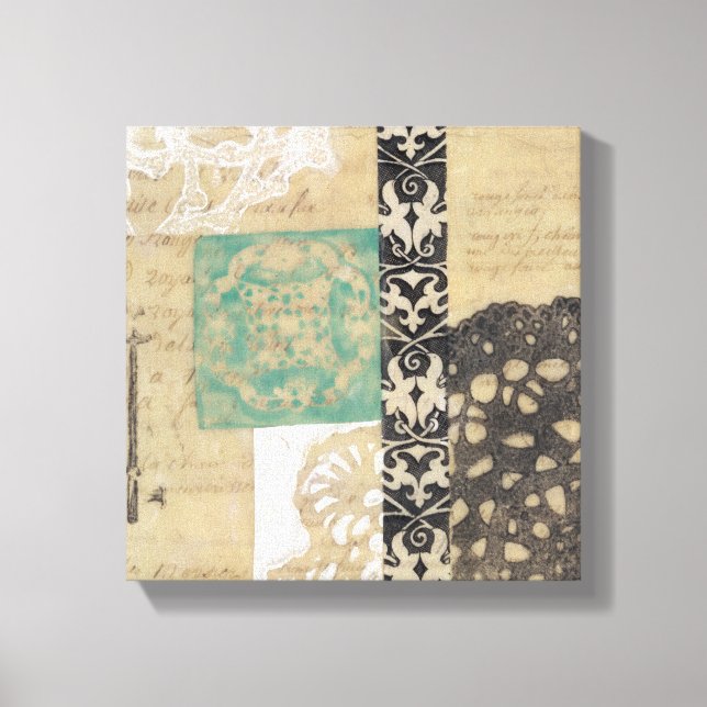 Filigree & Key II Canvas Print (Front)