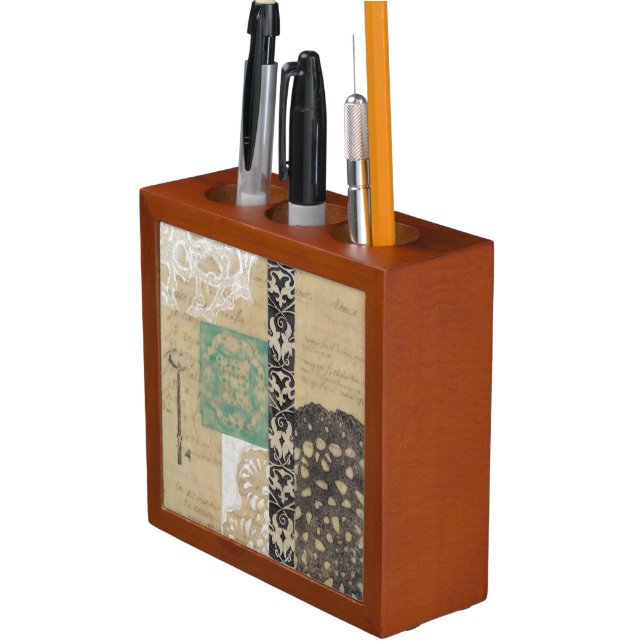 Filigree & Key II Pencil/Pen Holder (In Situ)