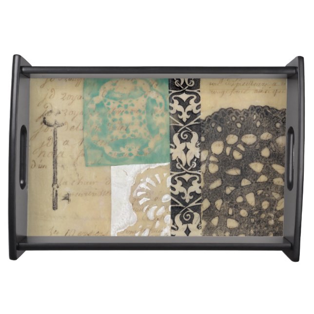 Filigree & Key II Serving Tray (Front)