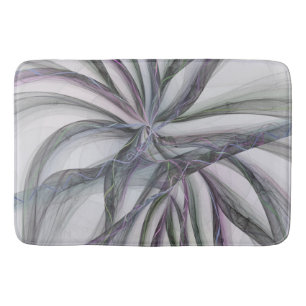 Filigree Motions Modern Abstract Swinging Fractal Bath Mat