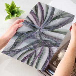 Filigree Motions Modern Abstract Swinging Fractal Envelope Mailers