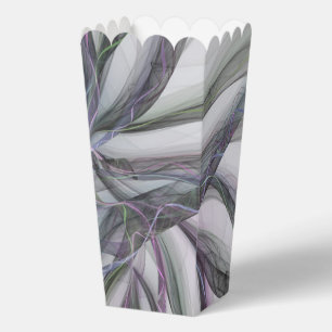 Filigree Motions Modern Abstract Swinging Fractal Favor Boxes