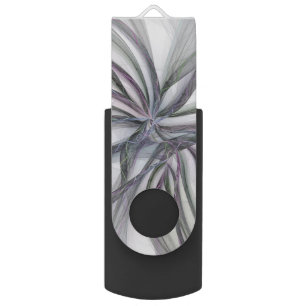 Filigree Motions Modern Abstract Swinging Fractal Flash Drive