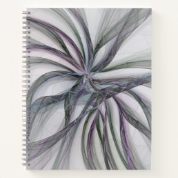 Filigree Motions Modern Abstract Swinging Fractal Notebook