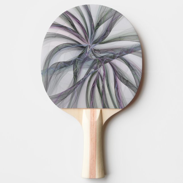 Filigree Motions Modern Abstract Swinging Fractal Ping Pong Paddle (Front)