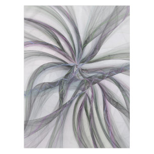 Filigree Motions Modern Abstract Swinging Fractal Tablecloth