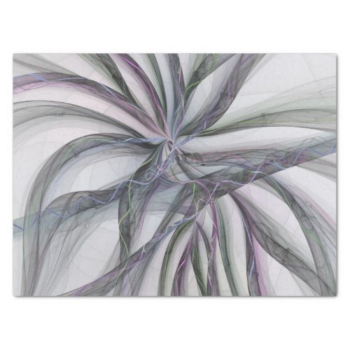 Filigree Motions Modern Abstract Swinging Fractal Tissue Paper