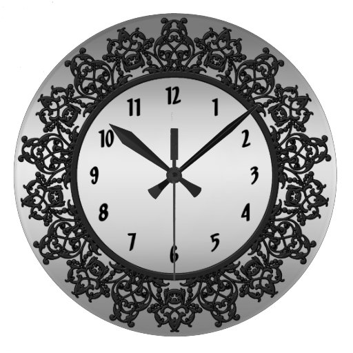 Filigree Wall Clock | Zazzle