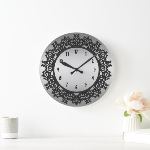 Filigree Wall Clock | Zazzle