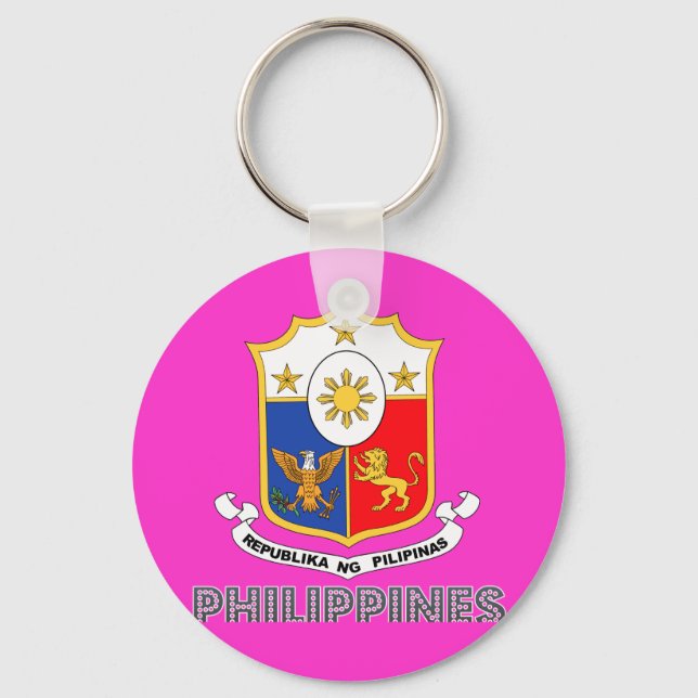 Filipina Emblem Keychain (Front)