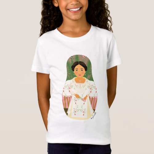 Filipina Matryoshka Girls T_Shirt