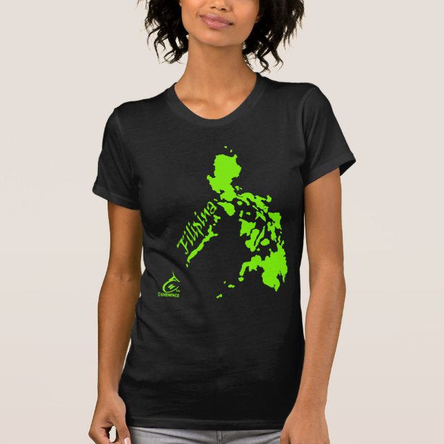 Filipina Philippine Islands Lime T-Shirt (Front)