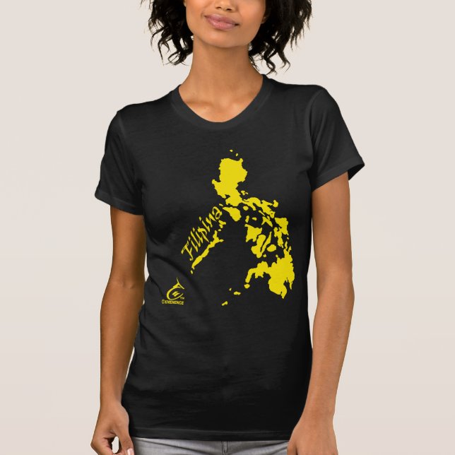 Filipina Philippine Islands Yellow T-Shirt (Front)