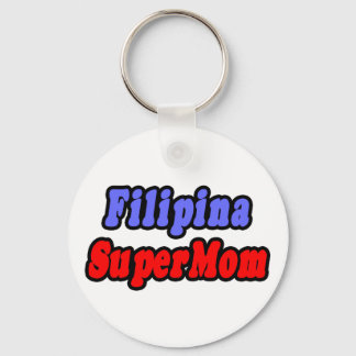 Filipina SuperMom Keychain
