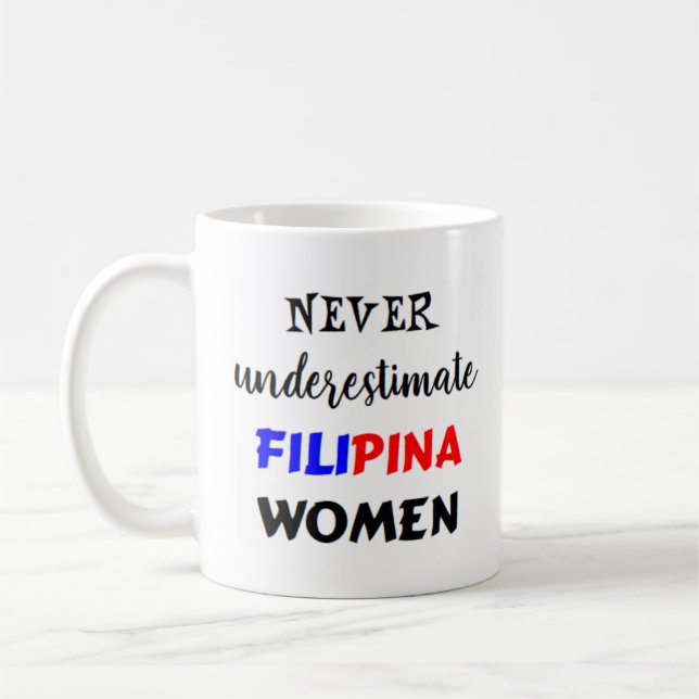 filipina women coffee mug (Left)