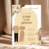 Filipiniana Attire Birthday Invitation Filipino Ph