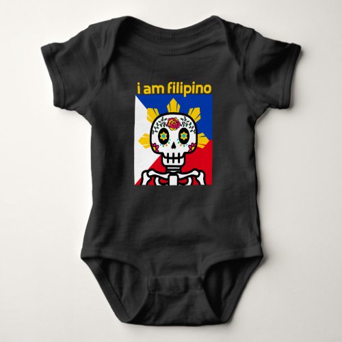 Filipino All Souls Day baby one piece Baby Bodysuit