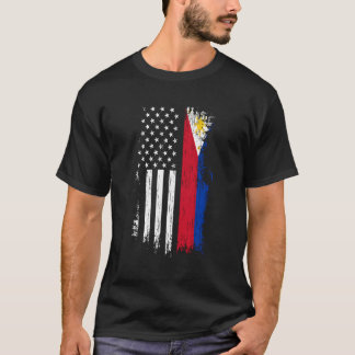 Filipino American Flag Hoodie Pride Philippines Ho T-Shirt