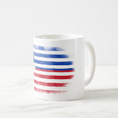 Filipino American Flag   Philippines and USA Coffee Mug (Front Right)