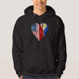 Filipino American Philippines Flag American Filipi Hoodie