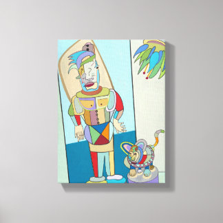 "Filipino and Cat" By Ruchell Alexander Canvas Print