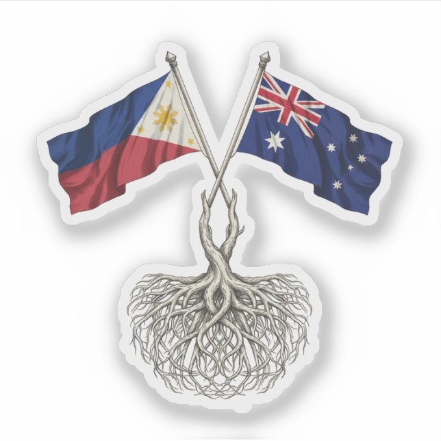 Filipino-Australian Sticker (Front)