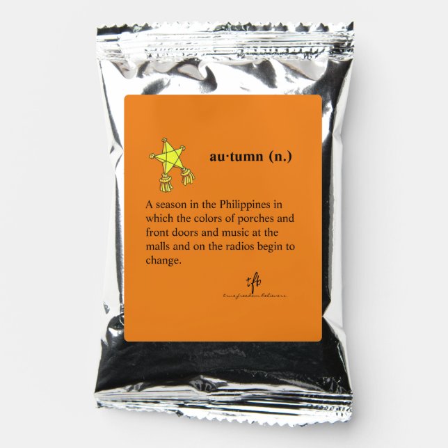 Filipino Autumn Coffee Drink Mix (Front)