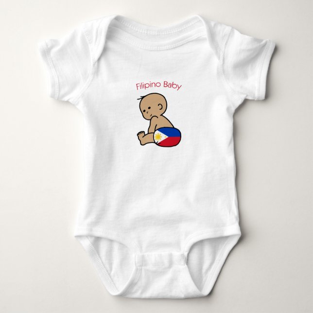 Filipino Baby Baby Bodysuit (Front)