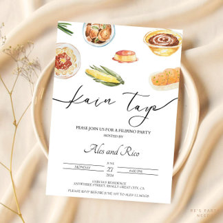 Filipino Birthday Party Invitation Philippines 