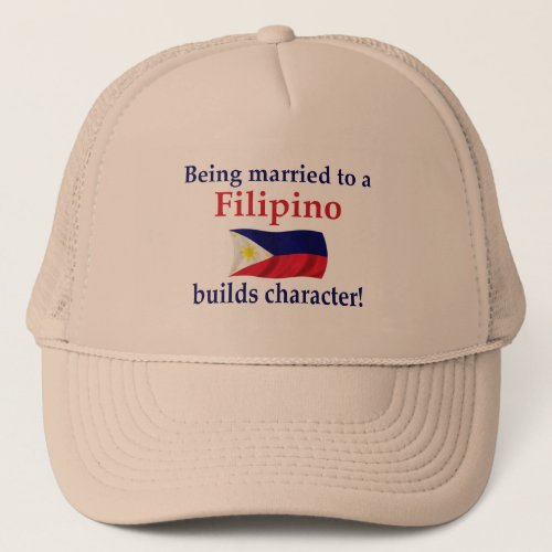 Filipino Builds Character Trucker Hat