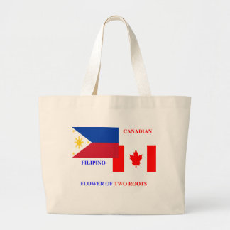 Filipino-Canadian Large Tote Bag