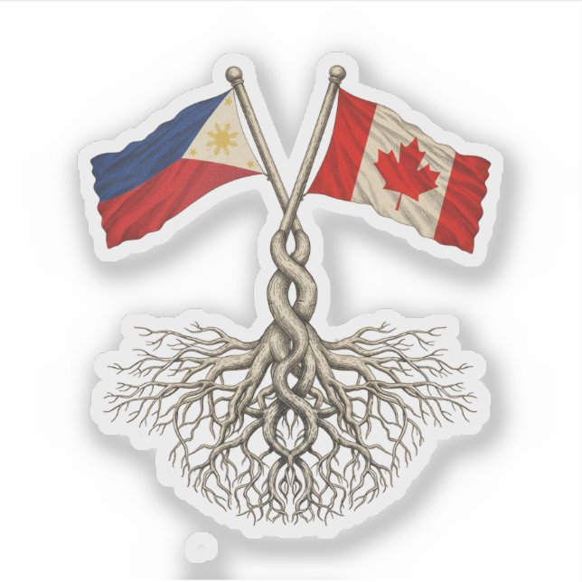Filipino-Canadian Sticker (Front)