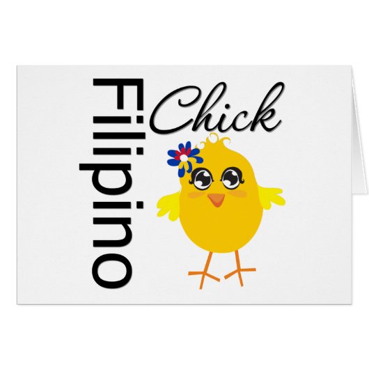 Filipino Chick Cards (Front Horizontal)