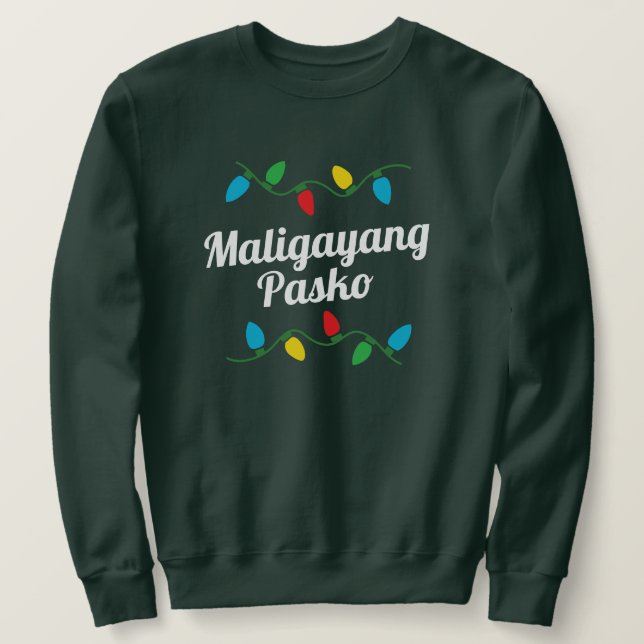 Filipino Christmas Sweater Pasko sa Pilipinas (Design Front)